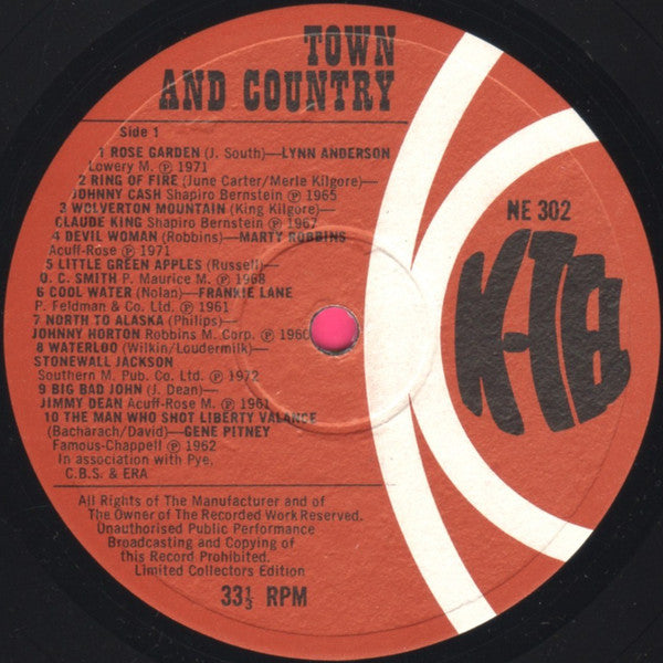 Various : 20 Town & Country Greats (LP, Comp, Ltd)