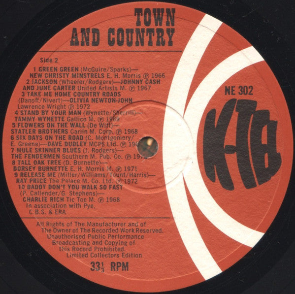 Various : 20 Town & Country Greats (LP, Comp, Ltd)