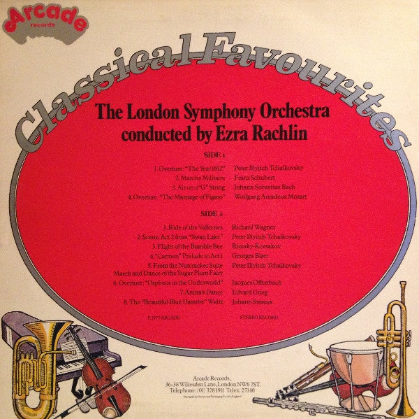 London Symphony Orchestra Conducted By Ezra Rachlin : Classical Favourites (LP, Comp)