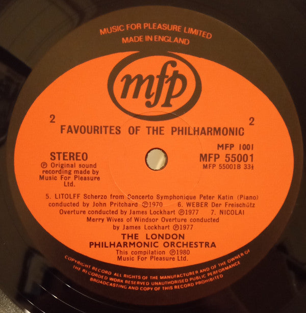 London Philharmonic Orchestra : Favourites Of The Philharmonic (2xLP, Comp)