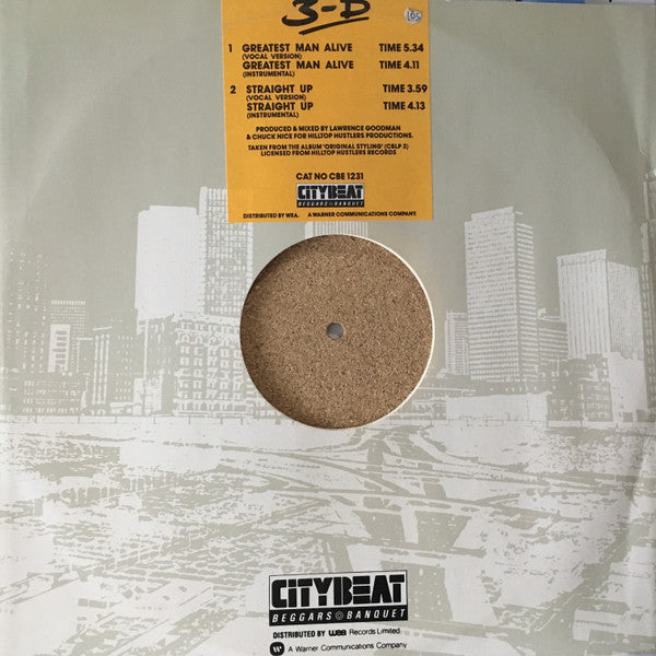 Three Times Dope : Greatest Man Alive / Straight Up (12")