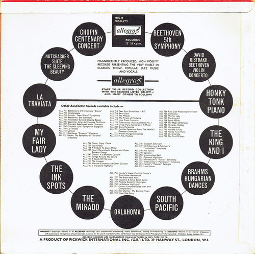 "My Fair Lady" Cast, Russ Case And His Orchestra : My Fair Lady (LP, Album, Mono)