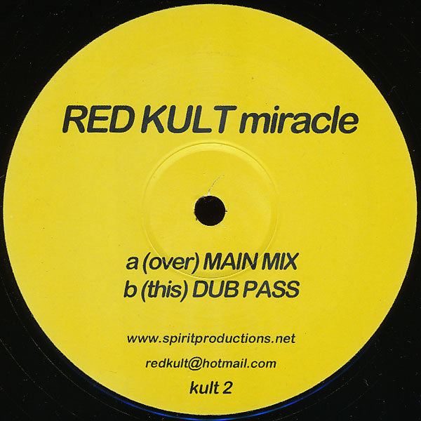 Red Kult : Miracle (12", Single)