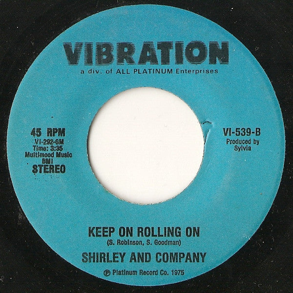 Shirley & Company : Disco Shirley (7", Single)