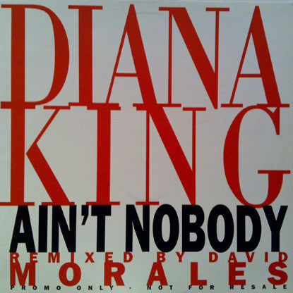 Diana King : Ain't Nobody (12", Promo)