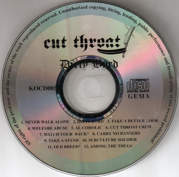 Cut Throat (5) : Dirty Byrd (CD, Album)