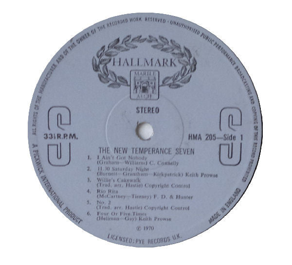 The New Temperance Seven : The New Temperance Seven (LP)