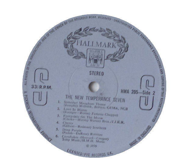 The New Temperance Seven : The New Temperance Seven (LP)