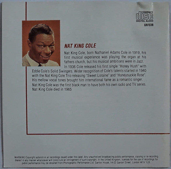 Nat King Cole : Sweet Georgia Brown (CD, Comp, Ora)