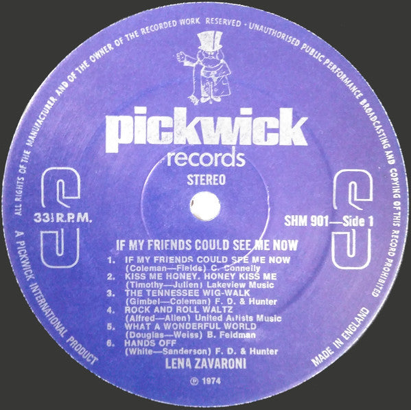 Lena Zavaroni : If My Friends Could See Me Now (LP, Album, RE)