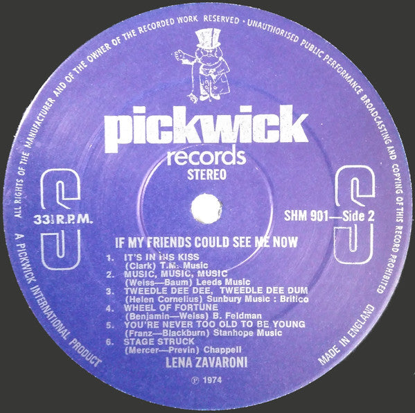 Lena Zavaroni : If My Friends Could See Me Now (LP, Album, RE)