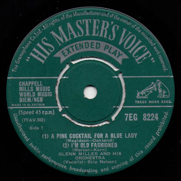 Glenn Miller And His Orchestra : Miller Memories (7", EP)