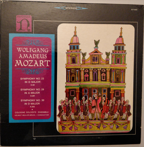 Wolfgang Amadeus Mozart, Cologne Soloists Ensemble, Helmut Müller-Brühl : Symphony No. 23 In D Major K. 181 / Symphony No. 29 In A Major K.201 / Symphony No. 30 In D Major K.202 (LP)