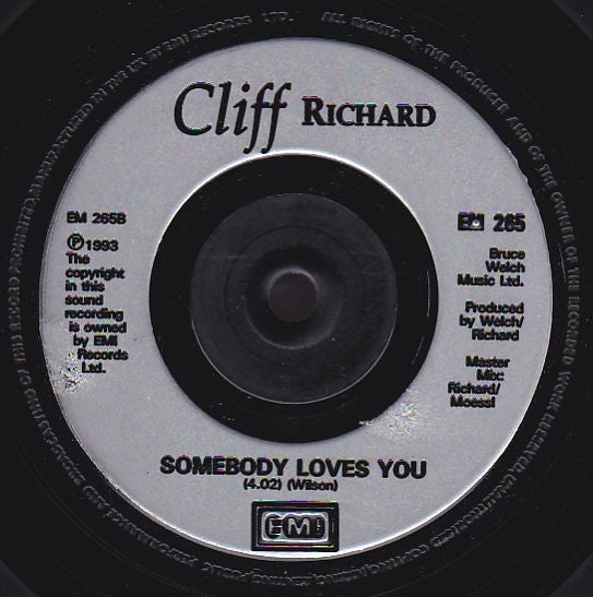 Cliff Richard : Peace In Our Time (7")