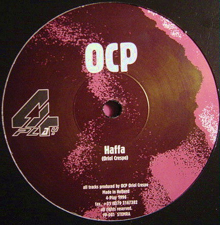O.C.P. (5) : Play D Music (12")