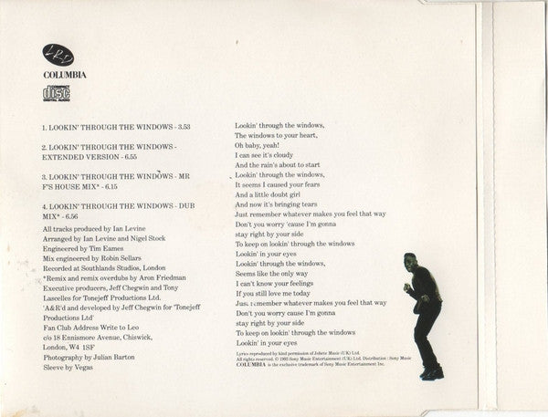 Leo Ihenacho : Lookin' Through The Windows (CD, Single)