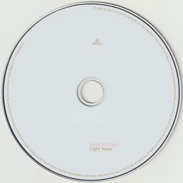 Kylie* : Light Years (CD, Album, RE, Gat)