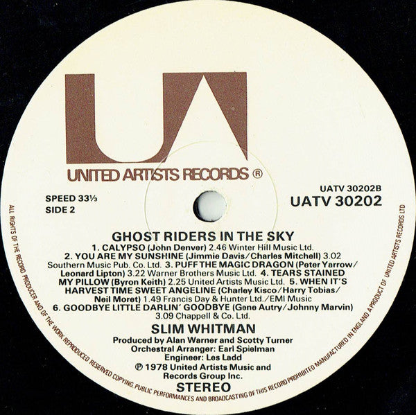 Slim Whitman : Ghost Riders In The Sky (LP)
