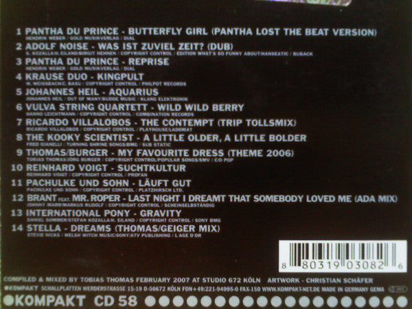 Tobias Thomas : Please Please Please (CD, Comp, Mixed, Promo, Car)