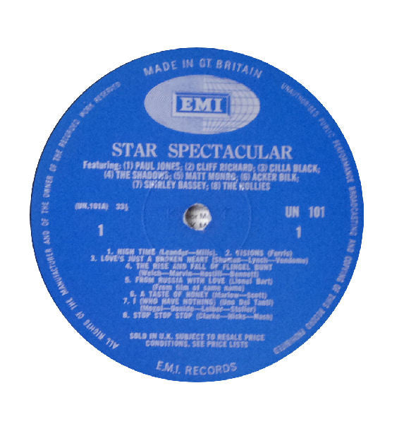 Various : Star Spectacular (LP, Comp, Mono)