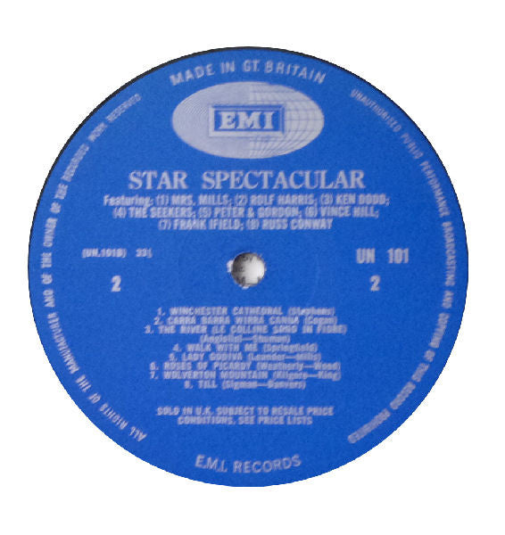 Various : Star Spectacular (LP, Comp, Mono)