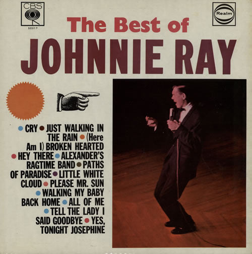 Johnnie Ray : The Best Of Johnnie Ray (LP, Comp)
