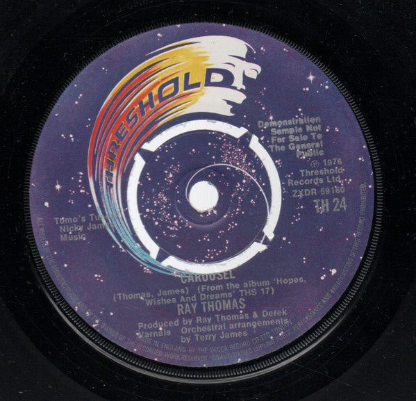 Ray Thomas : One Night Stand (7", Single, Promo)