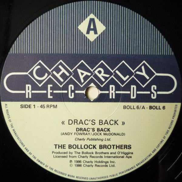 The Bollock Brothers : Drac's Back (12")