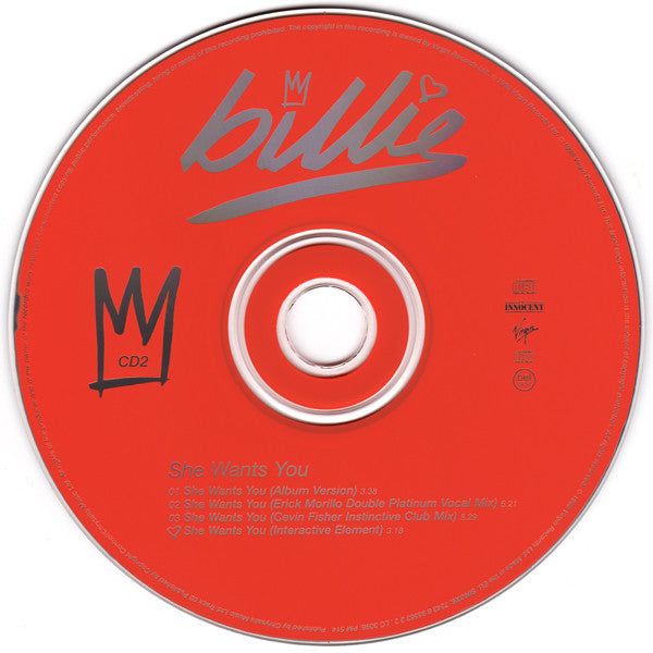 Billie Piper : She Wants You (CD, Single, Enh, Ltd, CD2)
