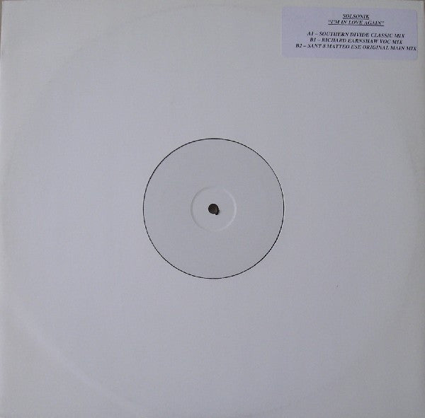 Solsonik feat Sabrynaah Pope : In Love Again (12", W/Lbl)