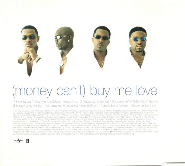 Blackstreet : (Money Can't) Buy Me Love (CD, Single, CD1)