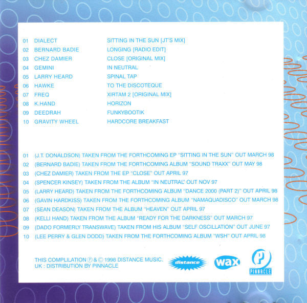 Various : Le Nouveau Son De Distance (CD, Promo, Smplr)