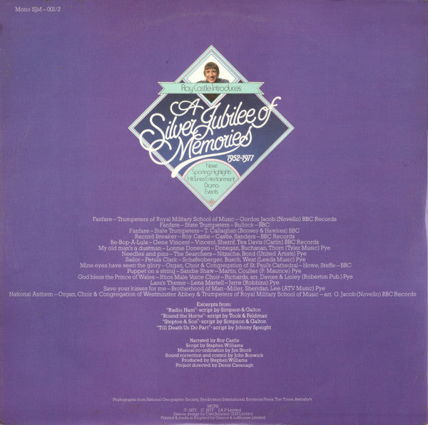 Roy Castle : A Silver Jubilee Of Memories (2xLP, Mono)