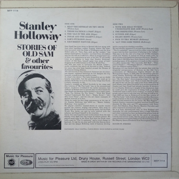 Stanley Holloway : Stories Of Old Sam & Other Favourites (LP, Comp)