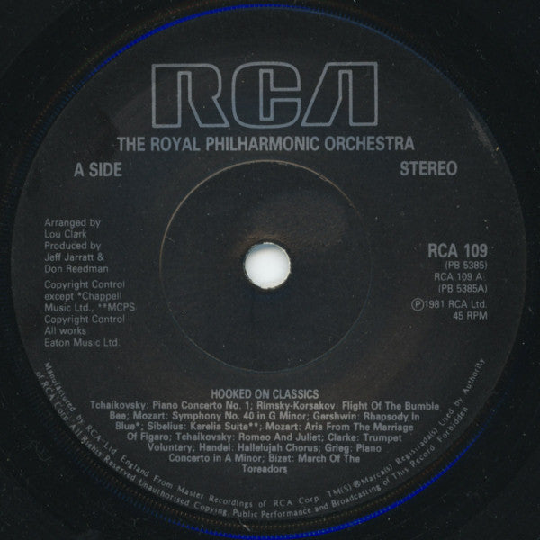 Royal Philharmonic Orchestra : Hooked On Classics (7", Single, Sol)