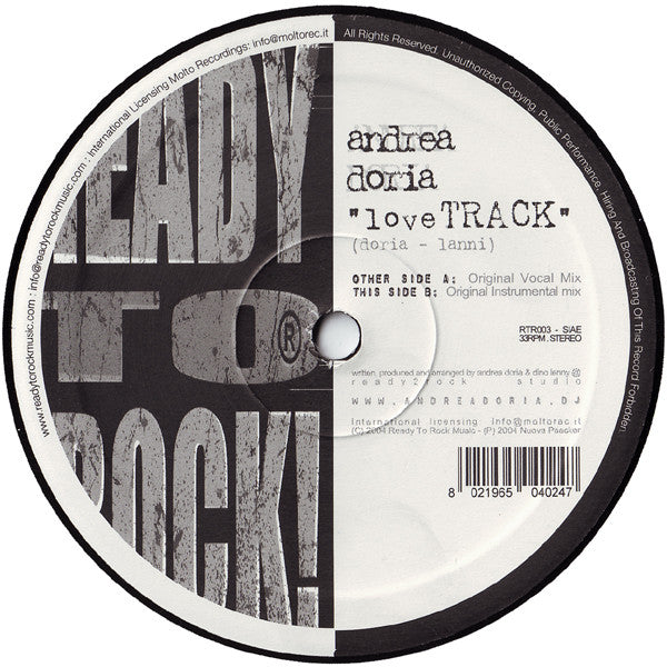 Andrea Doria : Love Track (12")