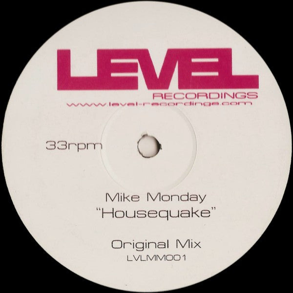 Mike Monday : Housequake (12")