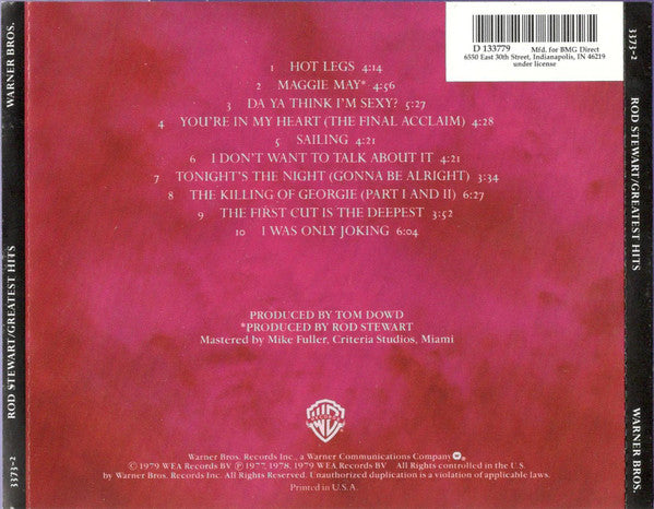 Rod Stewart : Greatest Hits (CD, Comp, RE)