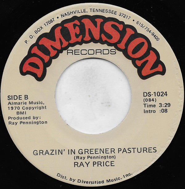Ray Price : Diamonds In The Stars (7")