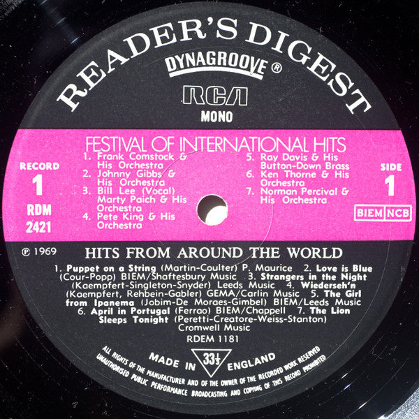 Various : Festival Of International Hits (9xLP, Comp + Box)