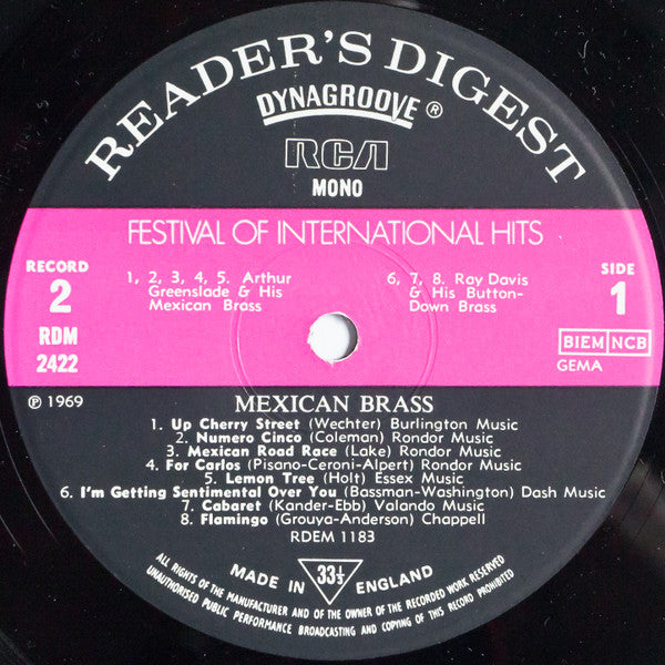 Various : Festival Of International Hits (9xLP, Comp + Box)