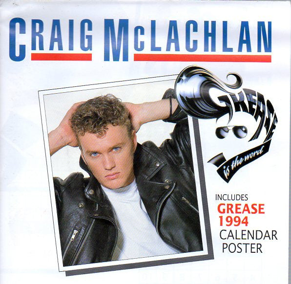 Craig McLachlan : Grease (7", Single, Cal)