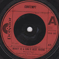 Contempt (2) : Money Is A Girl's Best Friend (7", Single)