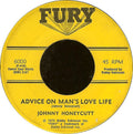 Johnny Honeycutt : Advice On Man's Love Life / Love Theme (7")