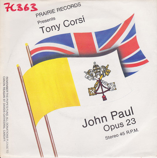 Tony Corsi : John Paul (7", Single)