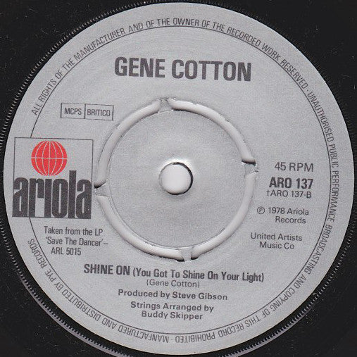 Gene Cotton with Kim Carnes : You're A Part Of Me (7", Single, Pus)