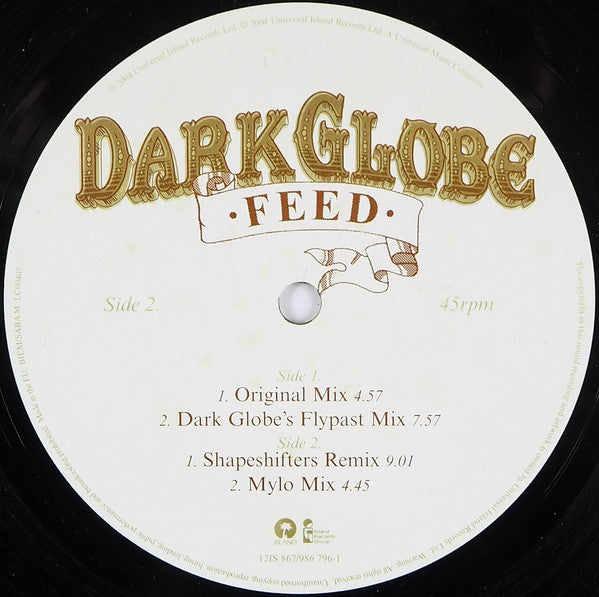 Dark Globe : Feed (12")