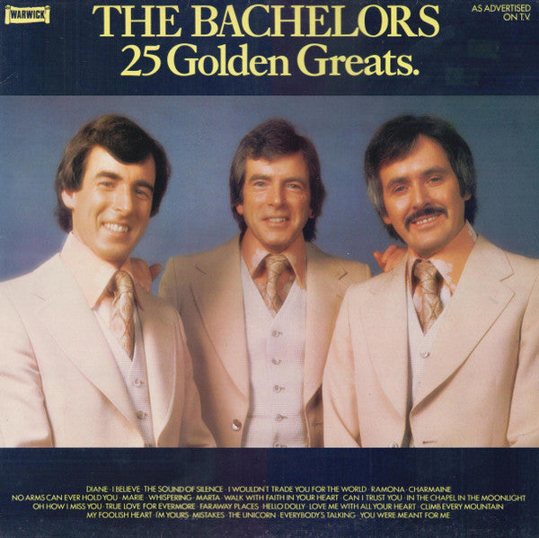 The Bachelors : 25 Golden Greats (LP, Comp)