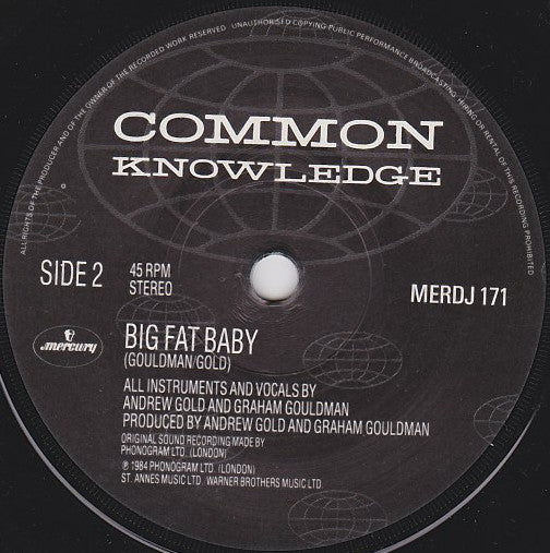 Common Knowledge : Victoria (7", Single)