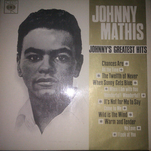 Johnny Mathis : Johnny's Greatest Hits (LP, Comp, Mono)
